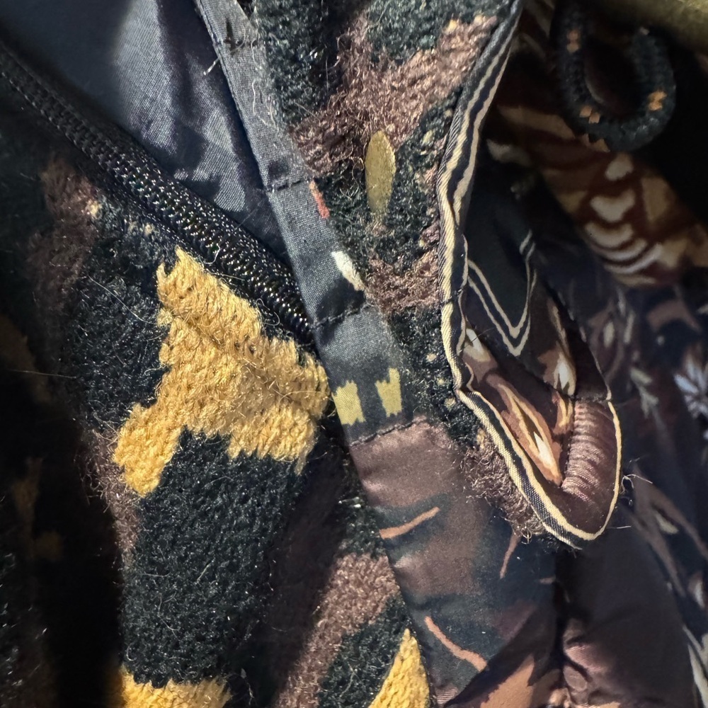 FARM Rio Ainika Puffer Jacket Brown Size Small - Picture 11 of 11